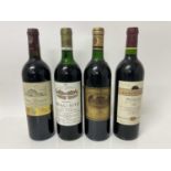 Wine - four bottles, Chateau Beau-Site 1988, Chateau Batailley Grand Cru Pauillac 1998, The Wine Soc