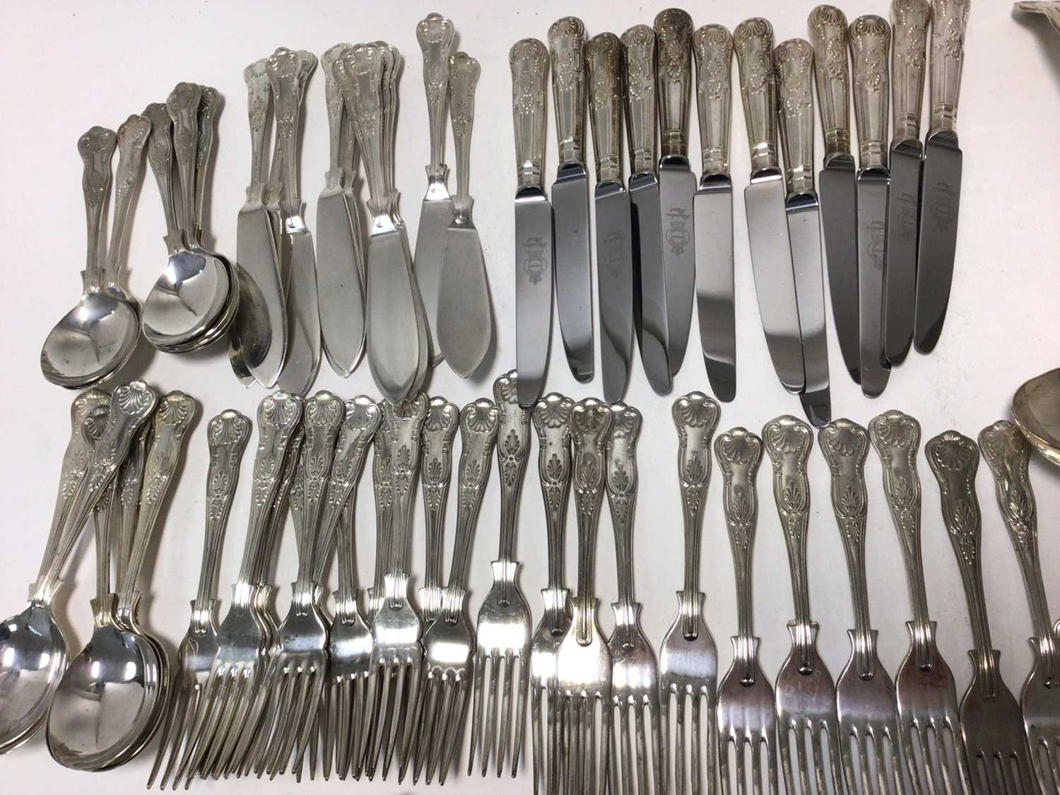 Composite canteen of Kings Pattern silver plated cutlery - Image 2 of 5