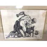 Antique etching after Neefs