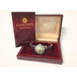 1960s Gentleman’s Longines Conquest automatic steel wrist watch, boxed with original papers