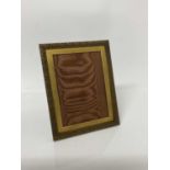 Good quality antique gilt metal photograph frame frame with acanthus leaf borders, 17cm x 13.5cm ove