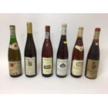 Eighteen bottles of mostly German vintage white wines, including Riesling and Gewurtztraminer