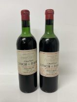 Two bottles- Chateau Lynch Bages