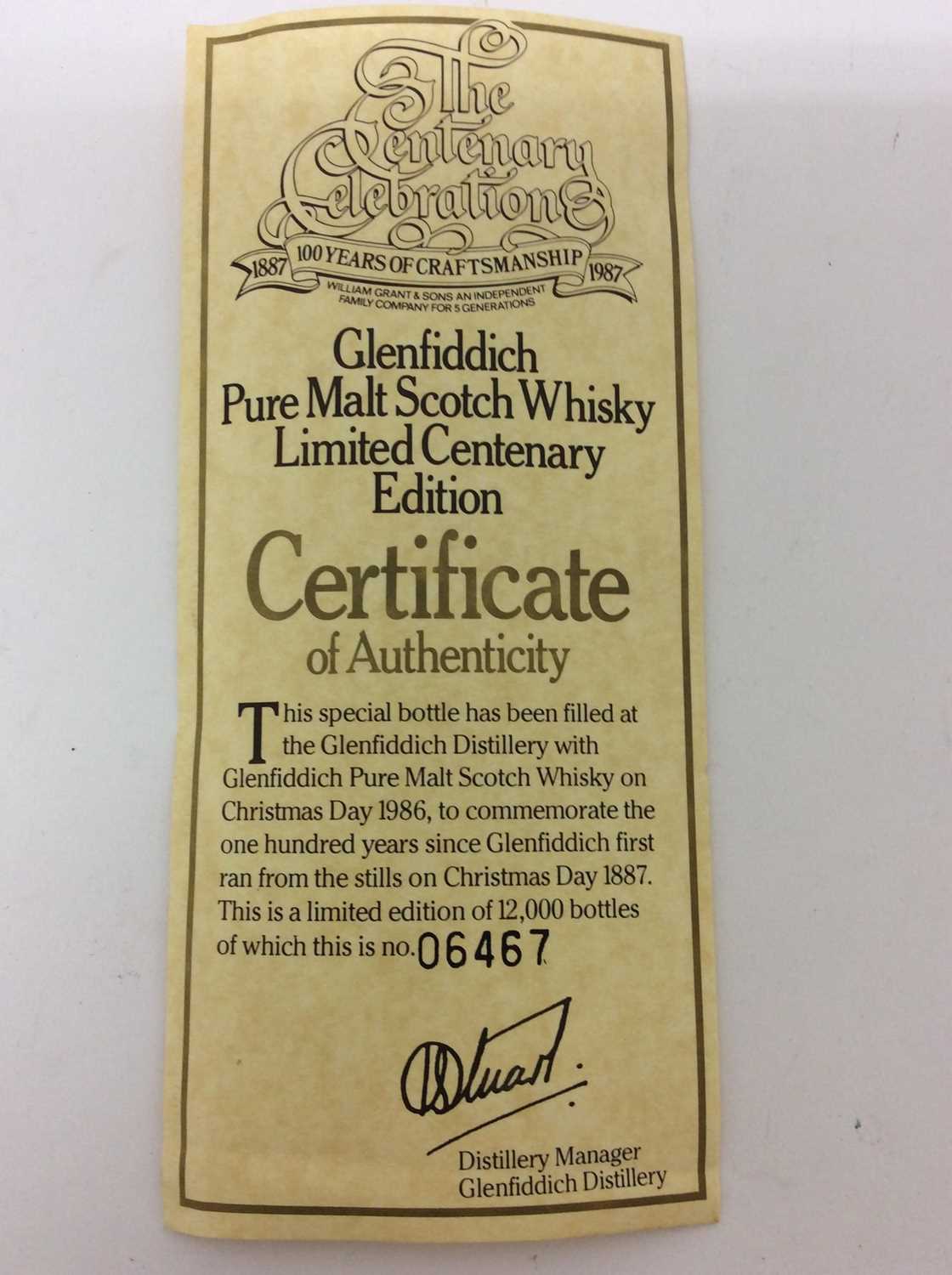 Glenfiddich 100 year celebration whisky - Image 4 of 5