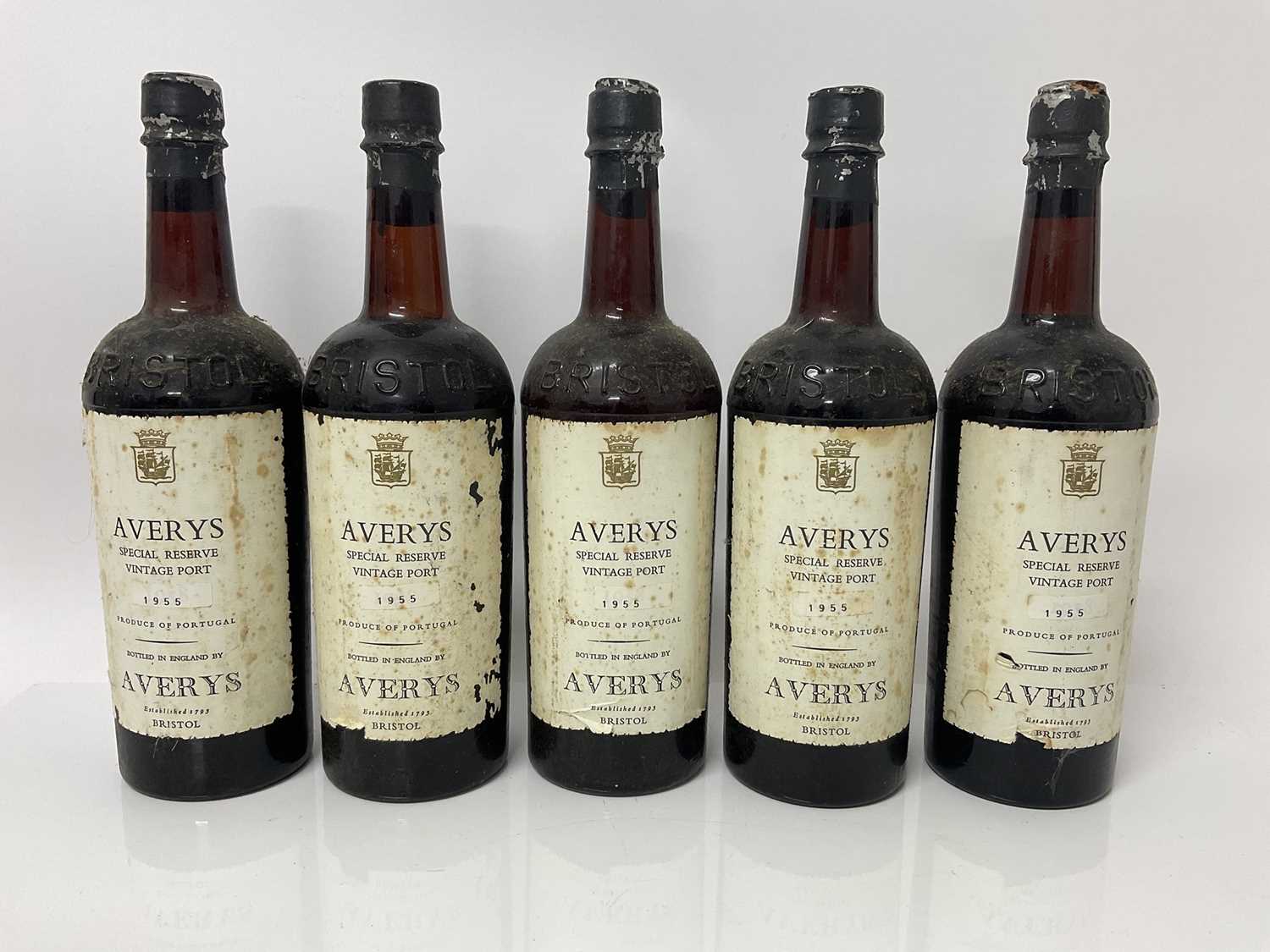 Port - five bottles, Avery 1955