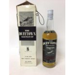 Dufftown Glenlivet Over 8 years old De Luxe Scotch Whisky, 80 proof, 26 2/3 fl. ozs, in original cas