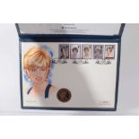 G.B. - Gold proof Crown coin cover 'In Memory of Diana Princess of Wales' £5 1999 FDC (1 coin)