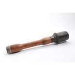 Interesting First World War Imperial German style turned wood dummy stick grenade 36cm in overall le