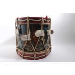 1940's British Military Processional Drum, stamped A.F. Matthews & Co. Makers London 1941, with late
