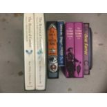Books- Folio Society, The Father Brown Stories 2 volume set, together with T.H. White, The Once and