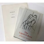 Jeremy Reed (b. 1951) copy of the original typed manuscript for his novel ‘The Lipstick Boys’