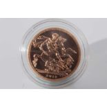 G.B. - Elizabeth II Gold Sovereign 2015 UNC (1 coin)