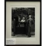 Pamela Chandler (1928-1993) photographic portrait of Professor J. R. R. Tolkien and his wife Edith