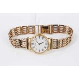 Ladies Seiko 9ct gold wristwatch