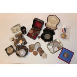 World - Mixed coins and medallions