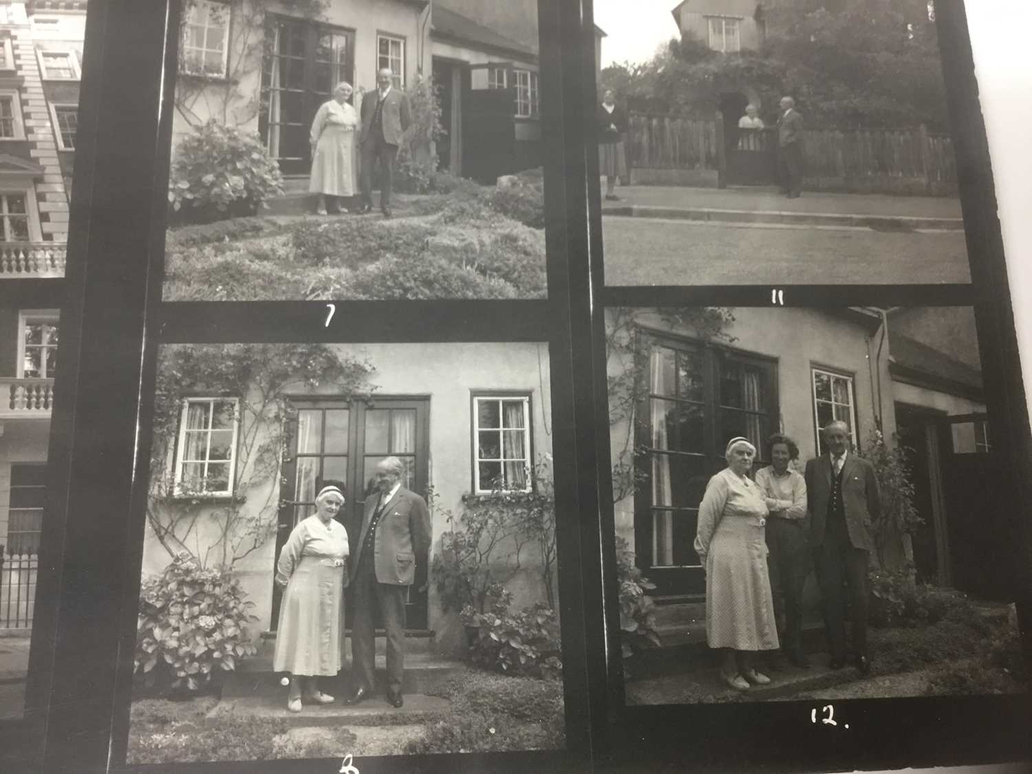 Pamela Chandler (1928-1993) four colour contact sheets taken of J. R, R. Tolkien and his wife Edith - Image 16 of 17