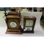 Victorian mantel clock and ansonia clock