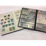 Stamps World selection including flower thematic collection, covers etc