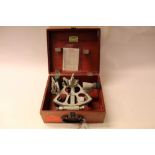 Carl Zeiss Jena yacht sextant in wooden case