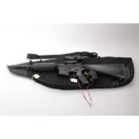 Air Soft Gun- Two battery powered air soft guns in slip cases (2)