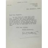 J. R. R. Tolkien (1892-1973) a hand signed typed letter by J. R. R. Tolkien to his official photogra