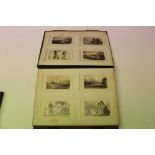 Four Victorian albums containing cabinet cards and carte de visite albums