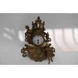 19th century French gilt mantel clock