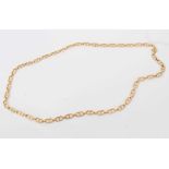 9ct gold anchor link chain