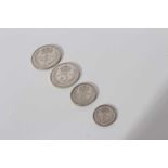 G.B. - Silver four coin Maundy set 1946 AU (uncased) (1 coin set)