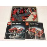 Lego 8448 Super Street Car (incomplete) with instructions available on line, 8436 Race Truck, 4993 C