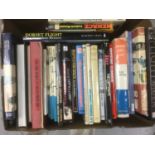 Large collection of books relating to aviation and particularly relating to the World Wars (10 boxes