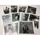 Michael Jackson Eleven Black and White Press Release Photographs 1987 on the set of the Bad video, p
