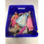 Vintage Barbie Dolls and clothing.