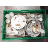Selection of Royal Worcester Evesham tableware and a Limoges part coffee set