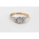 1950s diamond single stone ring