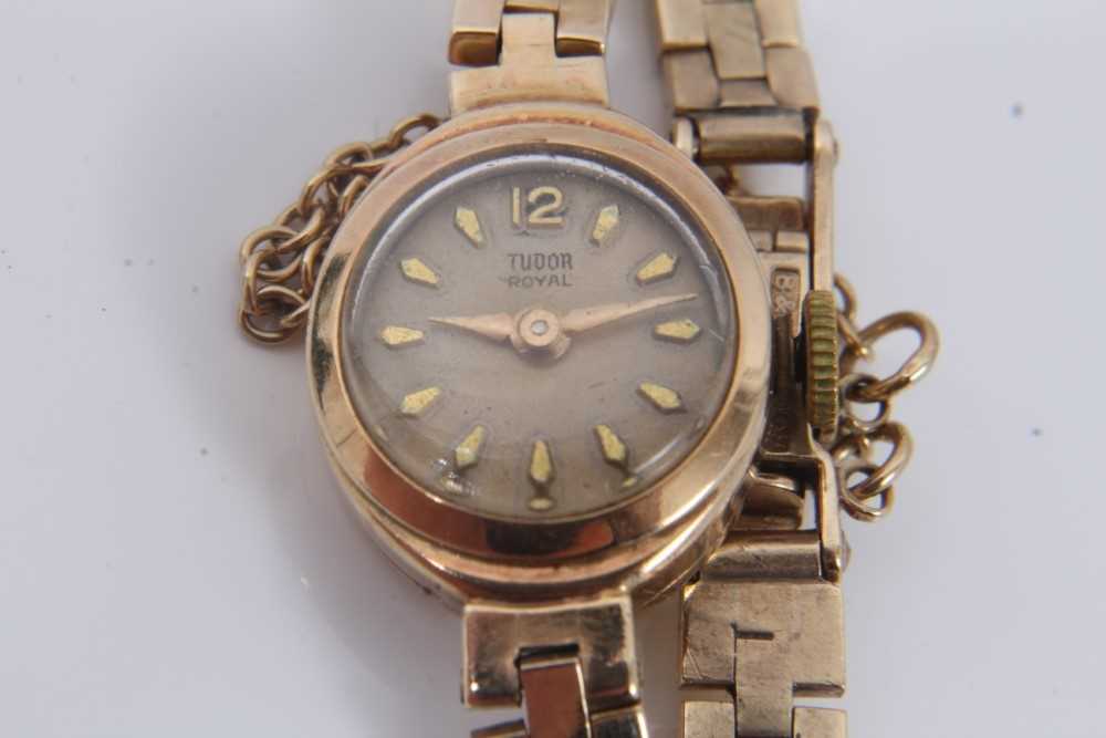 1950s 9ct gold ladies Tudor Royal wristwatch - Image 5 of 9