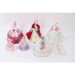 Group of Royal Doulton figures