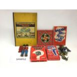 Collection of vintage games and toys