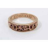 Clogau Cariad 9ct gold ring