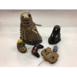 BBC / Terry National Remote control Dalek together with other Doctor Who models