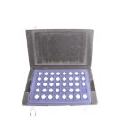 United States - A six tray aluminium coin case containing a collection of Indian Head/Buffalo nickel
