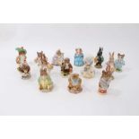 Collection of fourteen Beswick Beatrix Potter figures - Little Black Rabbit, Appley Dapply, Tabitha