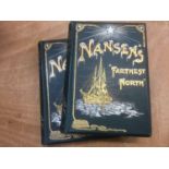 Fridtjof Nansen's "Farthest North" the Norwegian Polar Expedition 1893-1896, bright pictorial cloth,
