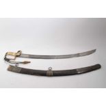 George III Officers sword with scabbard