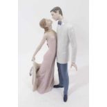 Lladro porcelain figure of a couple