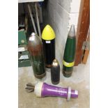 Collection of five Post Second World War British Military Dummy / Training shells (5)