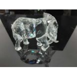 Swarovski crystal African Wildlife model - Elephant