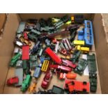 Matchbox 1-75 series, unboxed selection including saloon cars, military etc.