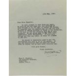 J. R. R. Tolkien (1892-1973) hand signed typed letter to his official photographer Pamela Chandler,