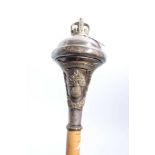 First World War 26th Battn. Royal Fusiliers The City of London Regt. Drum Major's Mace, the silver p